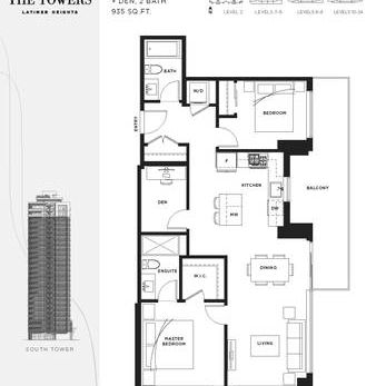 Latimer Tower 21/F 2BR+Den Corner Unit - Photo 4