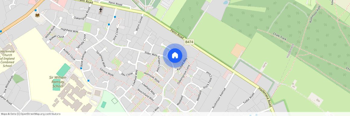 Linden Walk, Hazlemere, High Wycombe, Buckinghamshire, HP15