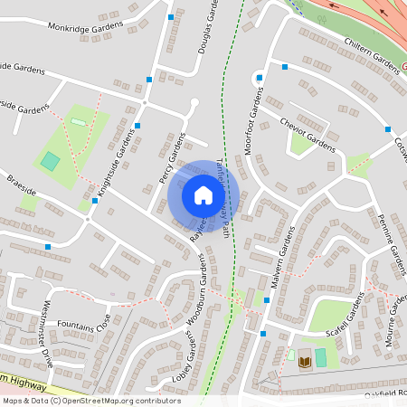 Raylees Gardens, Dunston, Gateshead