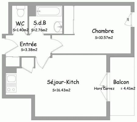 Location Appartement 2 Pièces 34 m² - Meublé - Photo 5