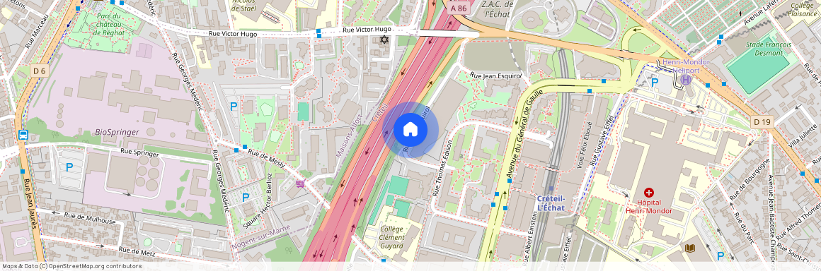 Rue Jean Esquirol, Francja, Creteil