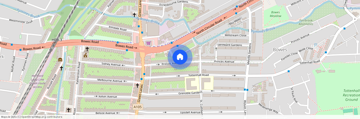 Princes Avenue, Palmers Green, N13