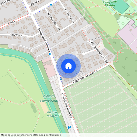 ul. Władysława Łokietka, Karlikowo, Sopot, pomorskie