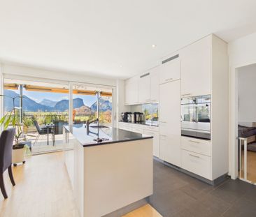 Light, modern 4.5-room apartment with unique terrace and panoramic ... - Photo 1