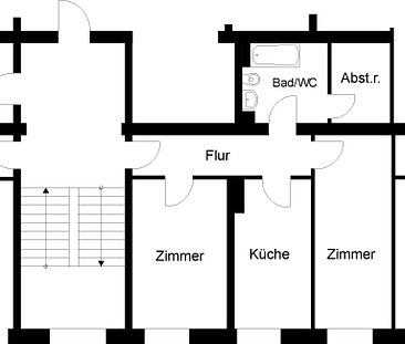 +++ 2-Raum-Wohnung mit PVC-Boden +++ - Photo 1