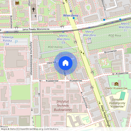 Warszawa, Mokotów, Okęcka