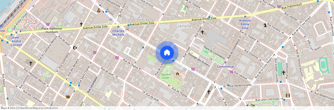 Rue des Entrepreneurs et Rue de la Rosière 75015 Paris (15e arrondissement)