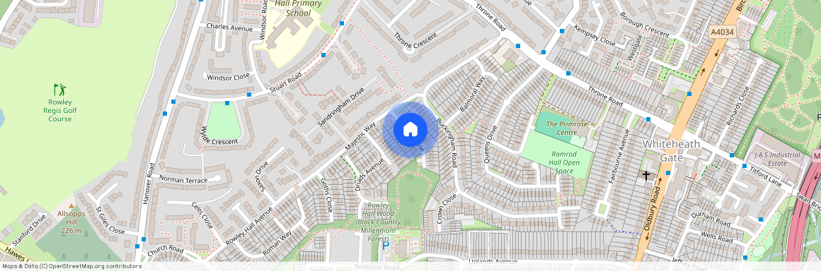 Palace Close, Rowley Regis, West Midlands, B65