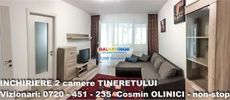 Inchiriere apartament 2 camere Tineretului vedere parc mobilat - Photo 3