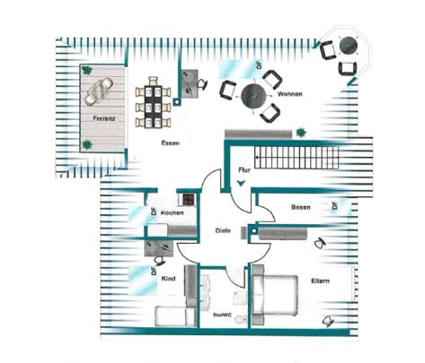 Dachgeschosswohnung mit großzügiger Loggia und viel Tageslicht - Foto 1