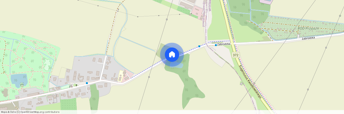 ul. Zabrodzka, Zabrodzie, Kąty Wrocławskie, wrocławski, dolnośląskie