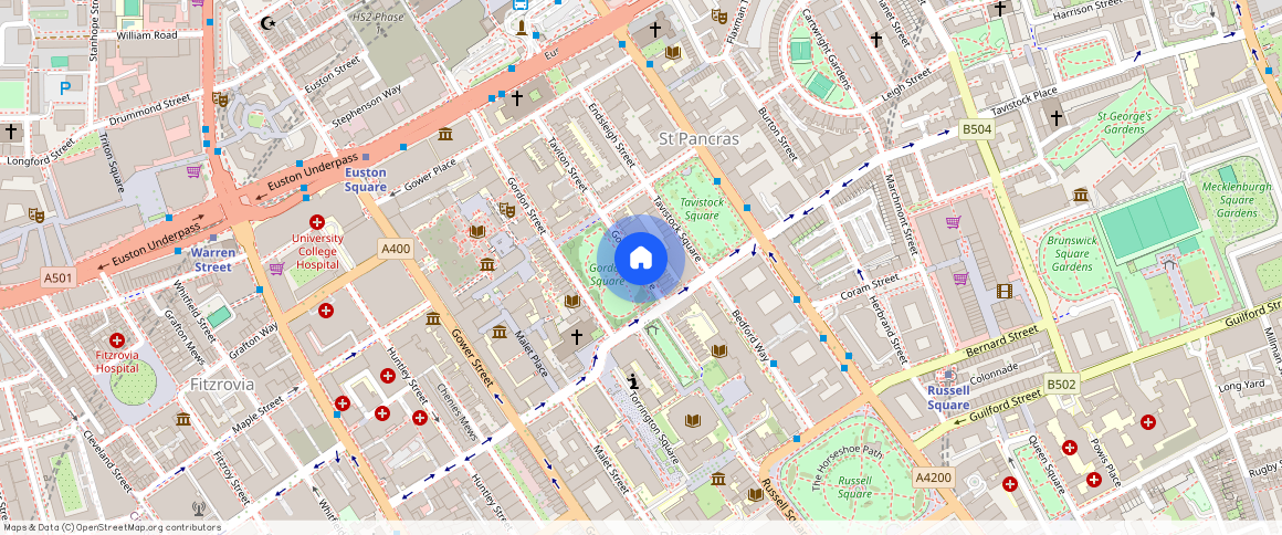 Gordon Square, Bloomsbury, WC1H