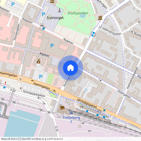 Kontinentgatan 9B, Trelleborg Centrum