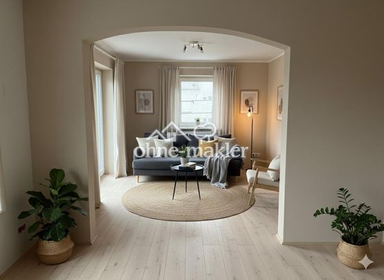 Erstbezug nach Sanierung: 3,5-Zi-Wohnung mit Weitblick & Kamin - Photo 1