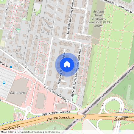 ul. Józefa Chełmońskiego, Bronowice Wielkie, Prądnik Biały, Kraków, małopolskie