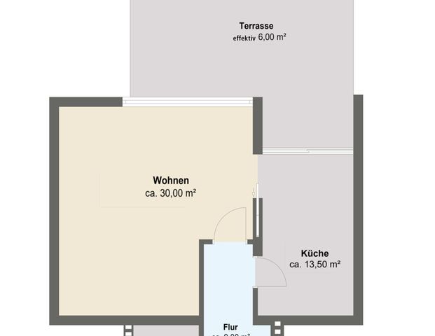 1-Zimmer-Mietwohnung mit moderner Einbauküche! - Foto 1