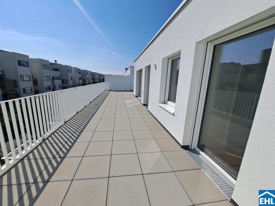 Wunderschöne Dachgeschoßwohnung mit Terrasse in Stammersdorfer Ruhelage: Mietwohnung mit Kaufoption - Foto 1