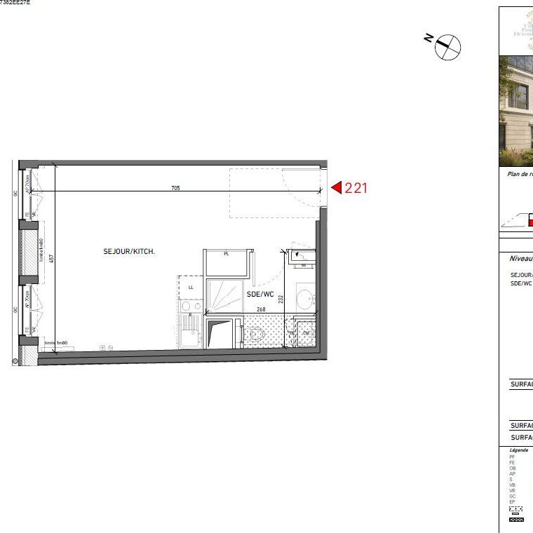 Location appartement 1 pièce, 29.47m², Asnières-sur-Seine - Photo 1