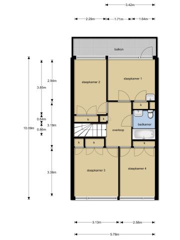 Appartement te huur: Vossenlaan 120-A 6531 SR Nijmegen - Foto 4