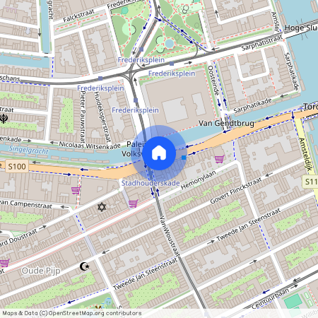 Oude Pijp, 1074 AV, Stadhouderskade, Amsterdam