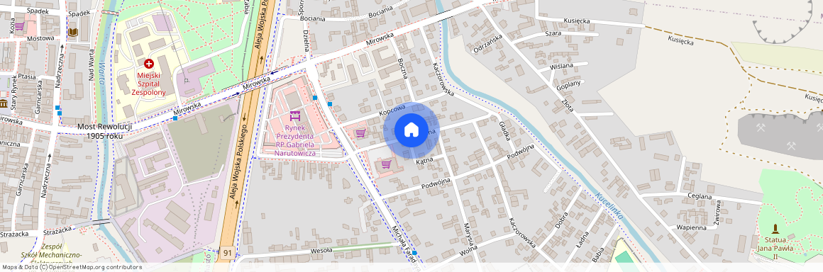 ul. Pogodna, Zawodzie, Zawodzie-Dąbie, Częstochowa, śląskie