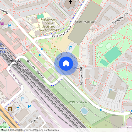 ul. Franciszka Hynka, Zaspa-Młyniec, Gdańsk, pomorskie