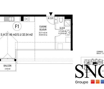 T1 AVEC BALCON+PARKING - Photo 3