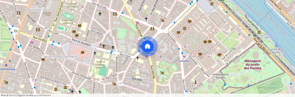 Rue Monge et Rue des Boulangers 75005 Paris (5e arrondissement)
