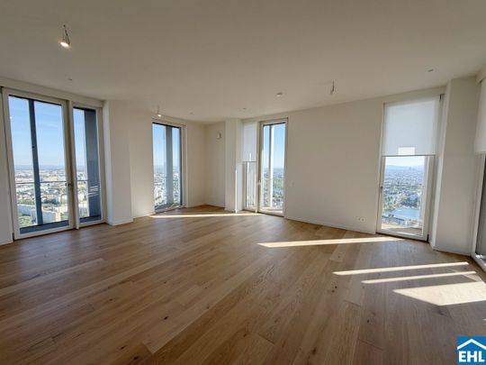 Exklusiver 3-Zi.-Erstbezug mit Sauna & Skylineblick - Foto 1
