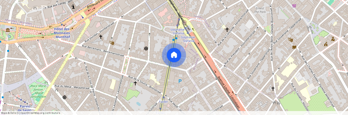 Chaussée de Charleroi 24-26 1F, 1060 SAINT-GILLES, België