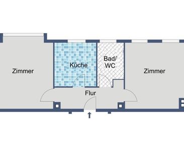 Zentral gelegene Wohnung im 2. OG - Foto 1