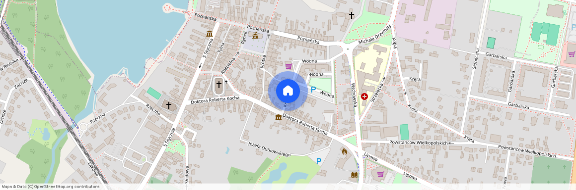 ul. Krzywa, Wolsztyn, Wolsztyn, wolsztyński, wielkopolskie