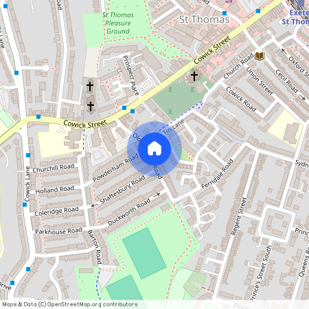 Old Vicarage Road, St Thomas, Exeter