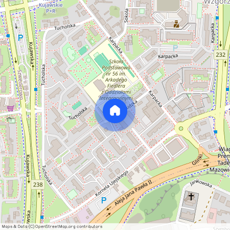 Beskidzka, Bydgoszcz, Wzgórze Wolności