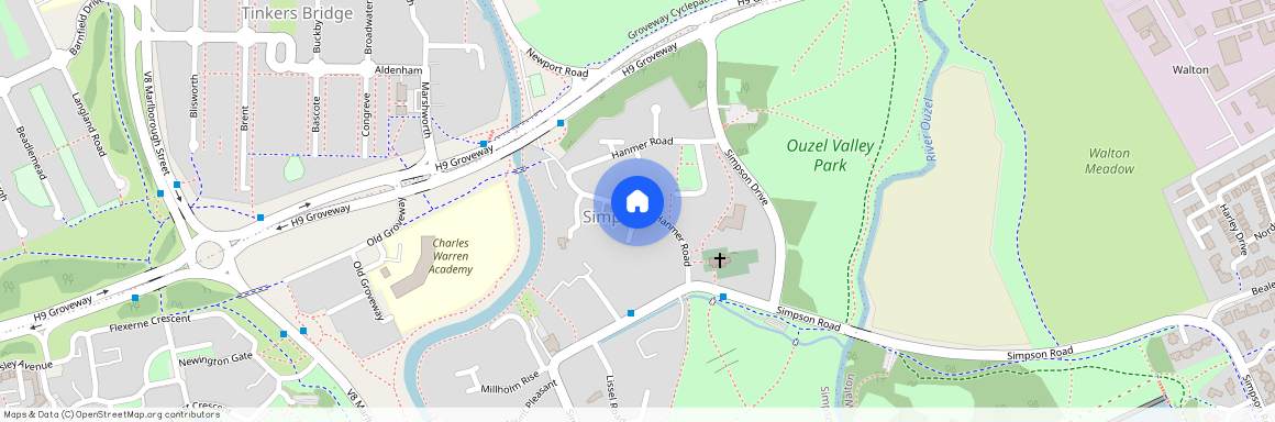 Hanmer Road, Simpson, Milton Keynes, Buckinghamshire -