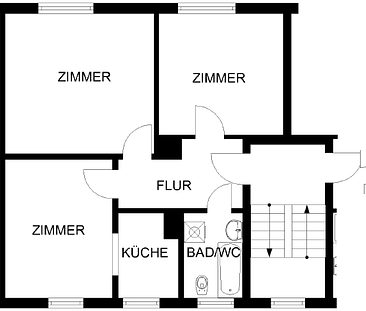 2-Zimmer Wohnung in Haspe-Kipper - Photo 1