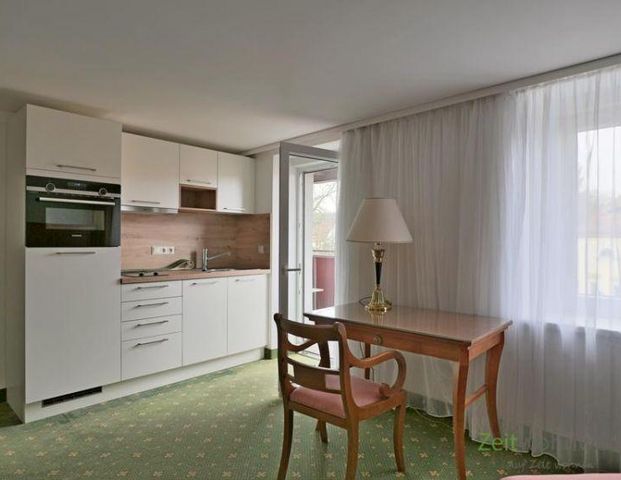 (EF1045_M) Dresden: Lockwitz, Erstbezug in neu möbliertes 2-Zi-Apartment mit Balkon, gepflegtes Haus mit Garten - Photo 1