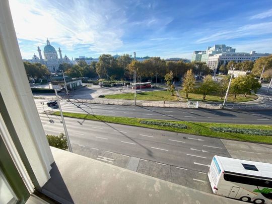 3-Zimmer-Wohung im Herzen Wiens mit Blick auf die Karlskirche - zu mieten in 1010 Wien - Photo 1