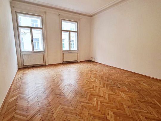INNENSTADTLAGE, Spiegelgasse, 95 m2 Altbau mit Balkon, 2 Zimmer, Komplettküche, Wannenbad, Parketten, 4. Liftstock, Am-Graben-Nähe - Photo 1