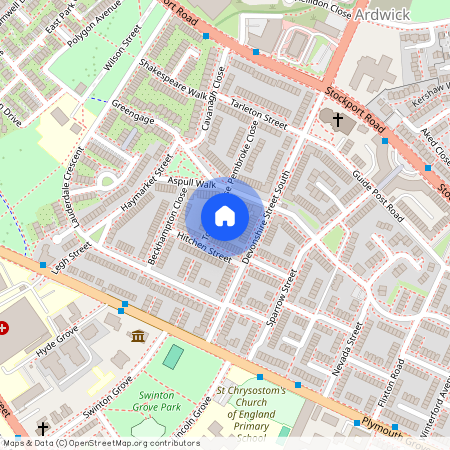 Torquay Close, Grove Village, Manchester, M13