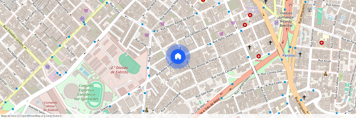 Rua Abílio Soares 743, Paraíso, São Paulo - SP, 04004-001, Brazil