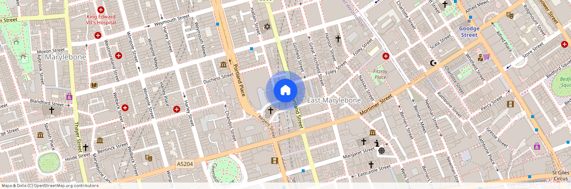 Great Portland Street, Fitzrovia & Covent Garden, W1W, London