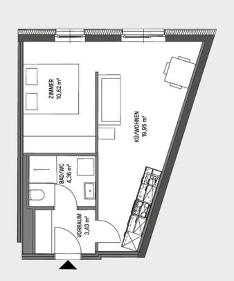 Schöne 2 Zimmerwohung - Provisionsfrei! - Foto 1