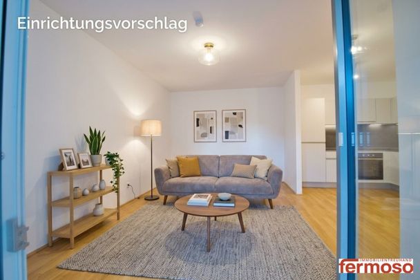 Neuwertige 1-Zimmer-Wohnung mit Loggia und U-Bahn-Nähe in 1210 Wien, 849 € Miete - Photo 1