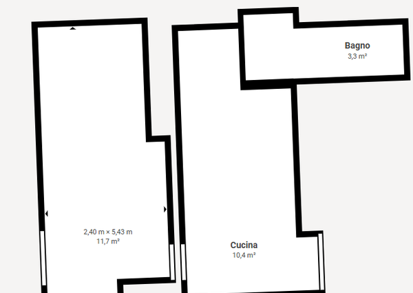 Bilocale in Via Legnano, Torino