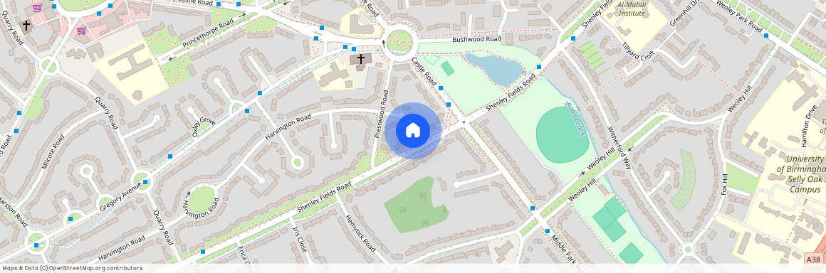 Shared property in Shenley Fields Road, Birmingham, West Midlands