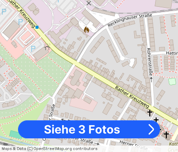 Demnächst frei! 1-Zimmer-Wohnung in Düsseldorf Rath - Foto 1