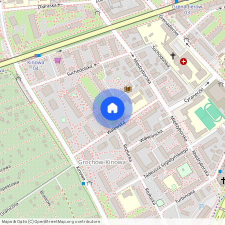 ul. Walewska, Grochów, Praga-Południe, Warszawa, mazowieckie