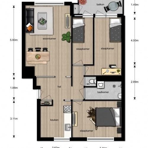 Wagnerplein, 2324 GC Leiden, Nederland - Foto 1