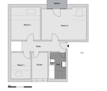 3-Zimmer-Wohnung in Hamburg Rahlstedt - Photo 3